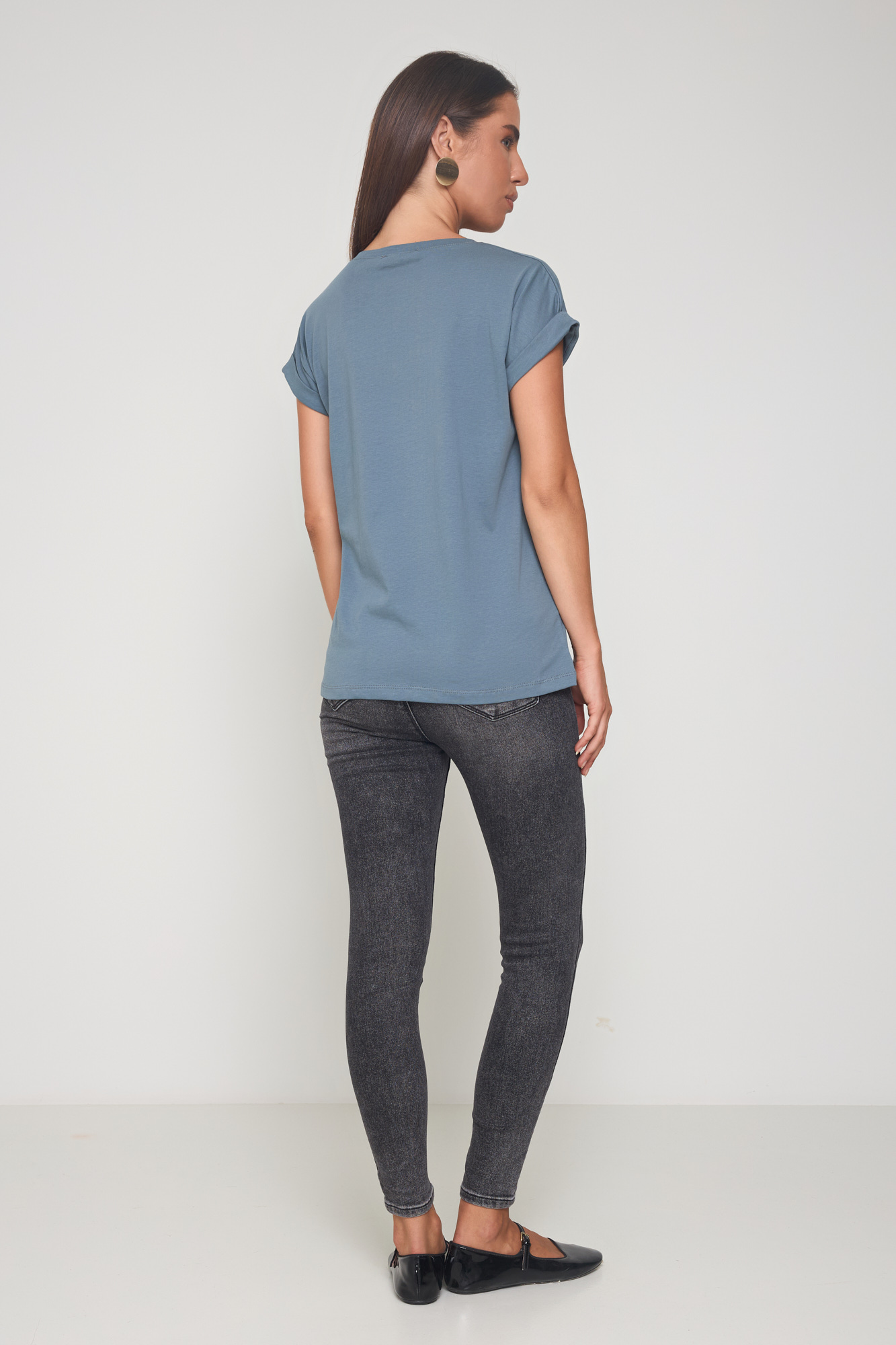 Picture of Cotton t-shirt with lapels