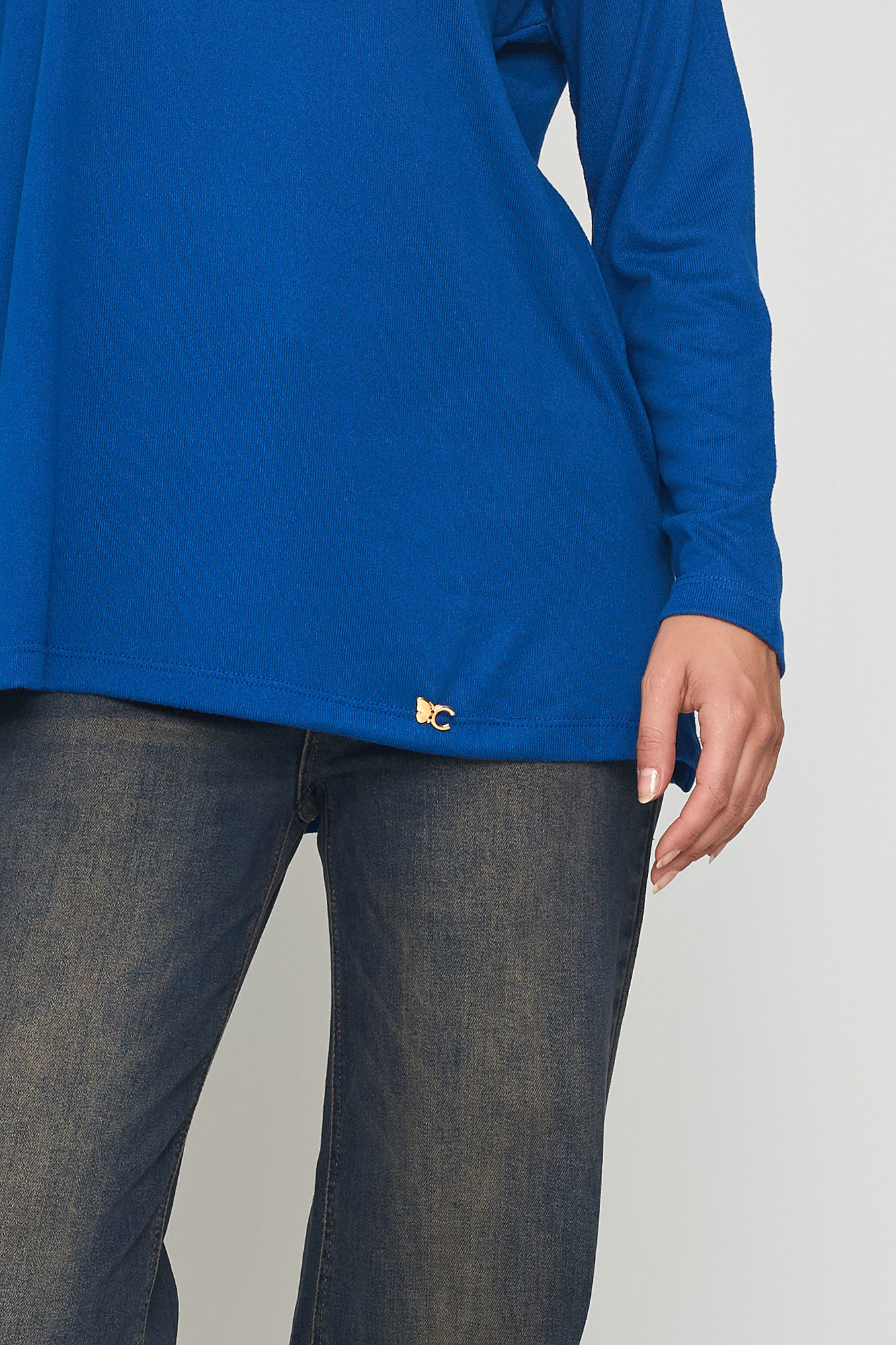 Picture of Soft knit V-neck blouse