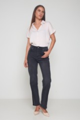 Εικόνα της Τζιν ψηλόμεσο straight fit