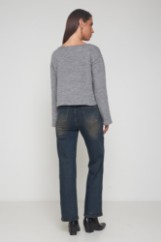 Picture of Knitted sweater with wide sleeves