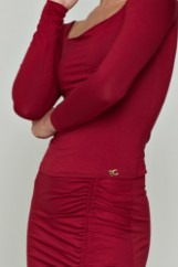 Picture of One shoulder bamboo blouse