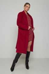 Εικόνα της Παλτό oversized με ζώνη