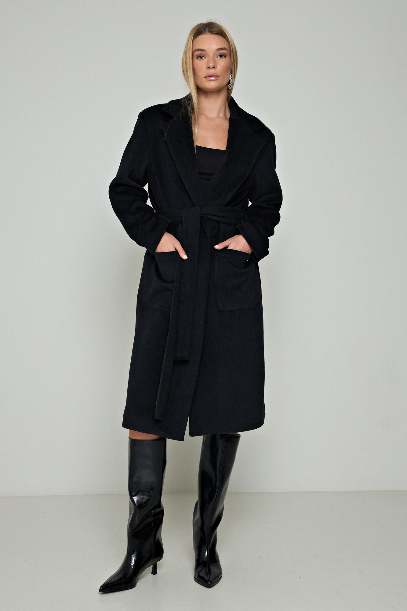 Εικόνα της Παλτό oversized με ζώνη
