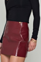 Picture of Croco leatherette mini skirt
