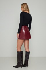 Picture of Croco leatherette mini skirt