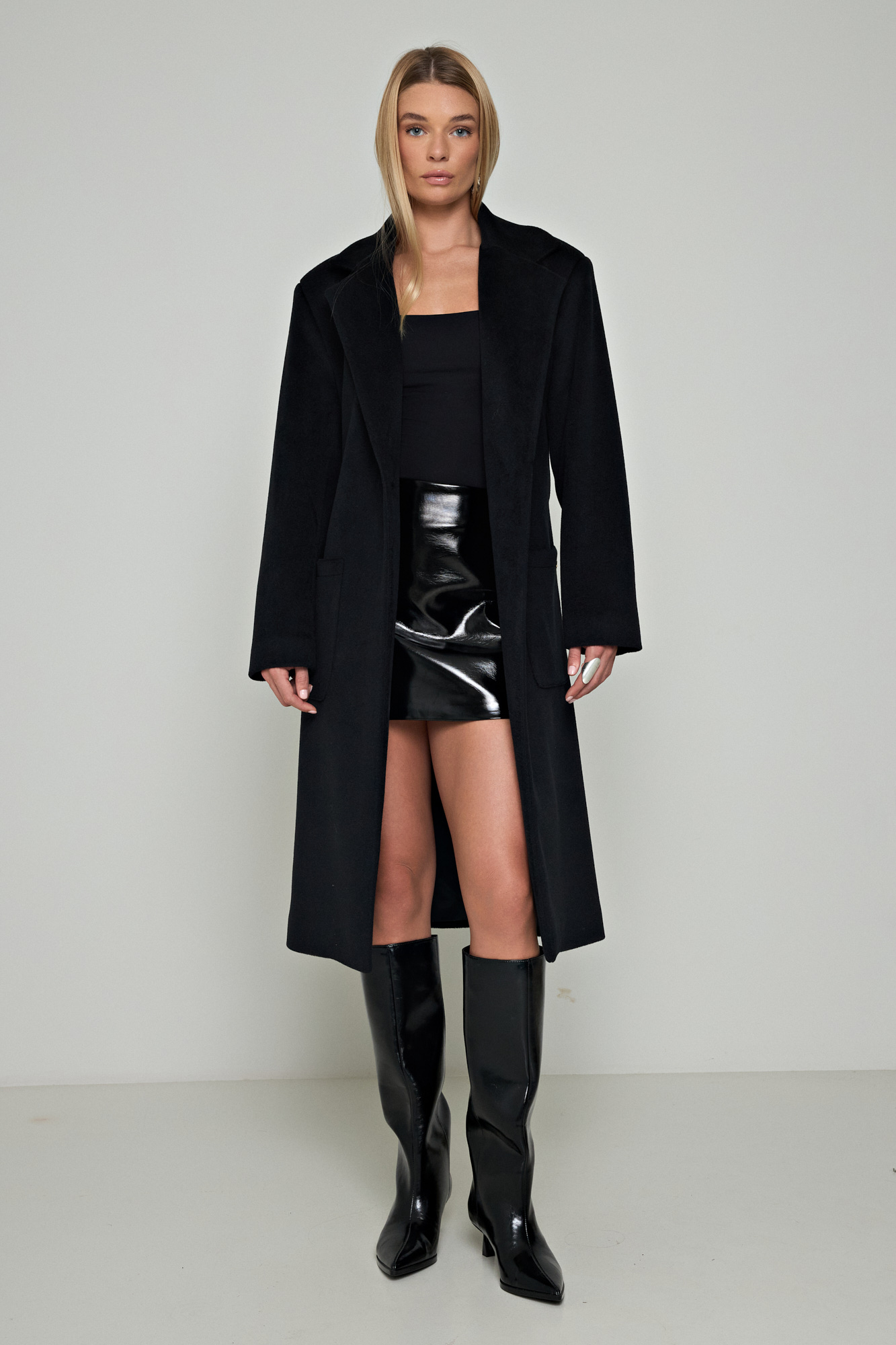 Picture of Croco leatherette mini skirt