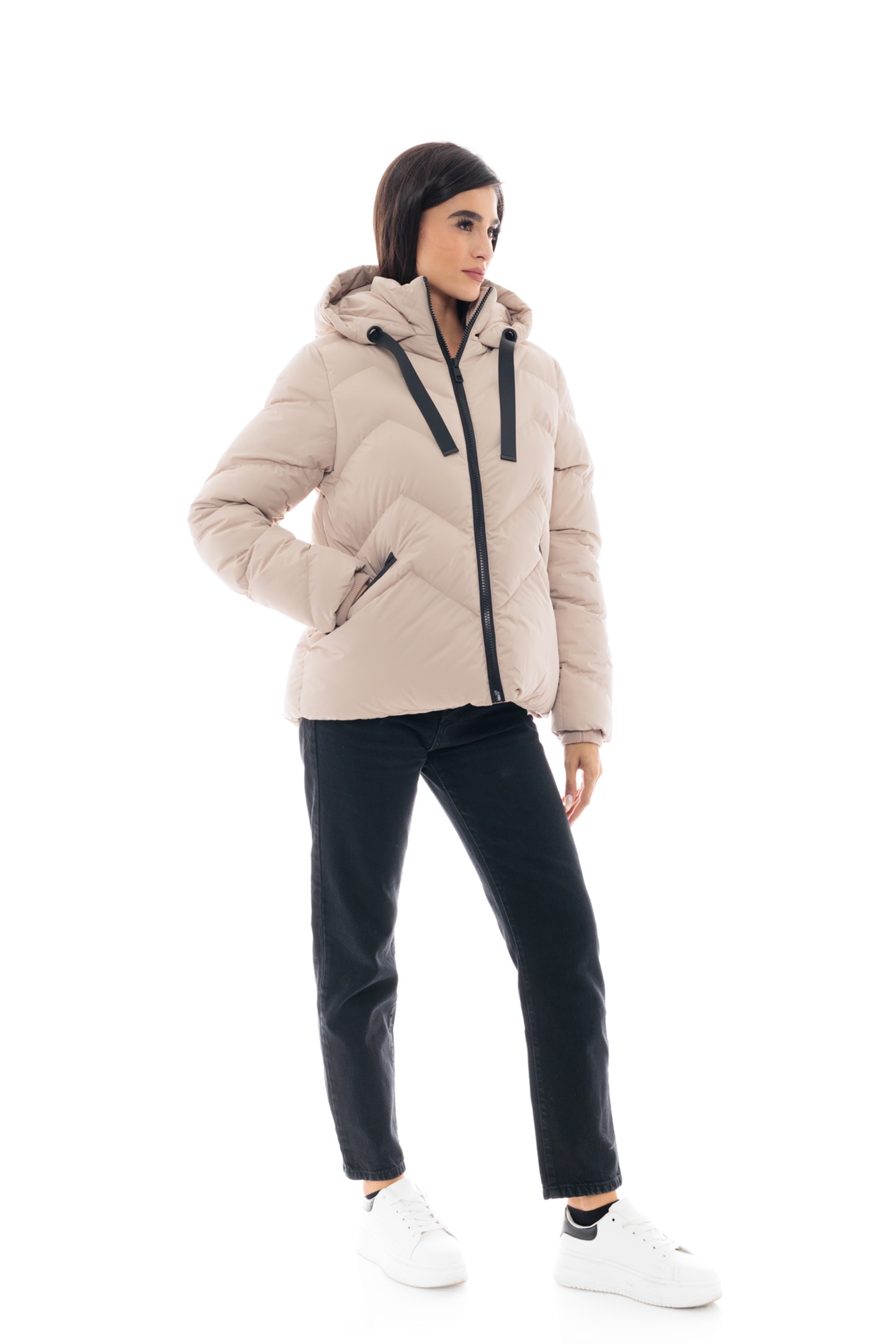 Picture of S' Women's short jacket with detachable hood