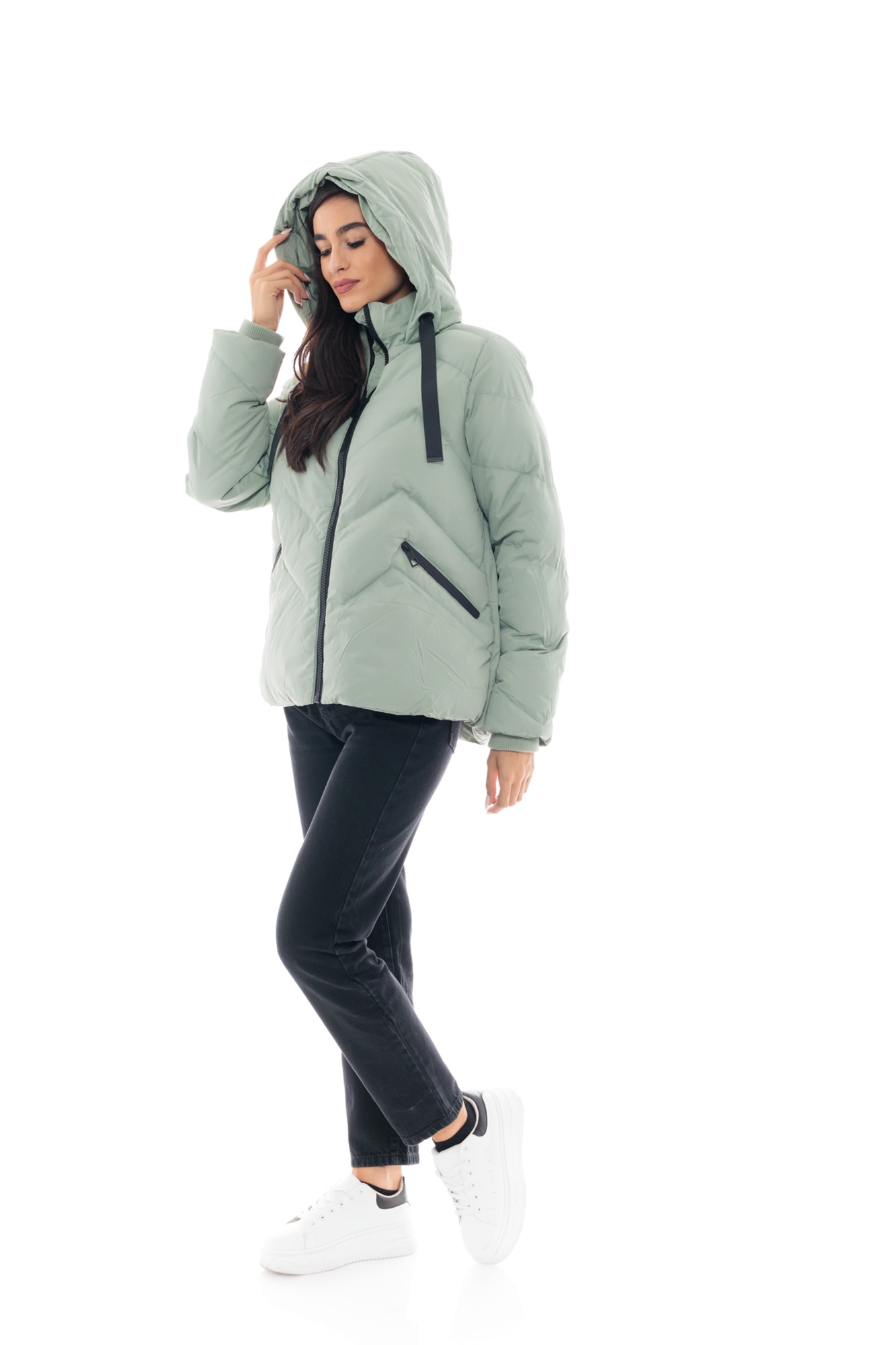Picture of S' Women's short jacket with detachable hood