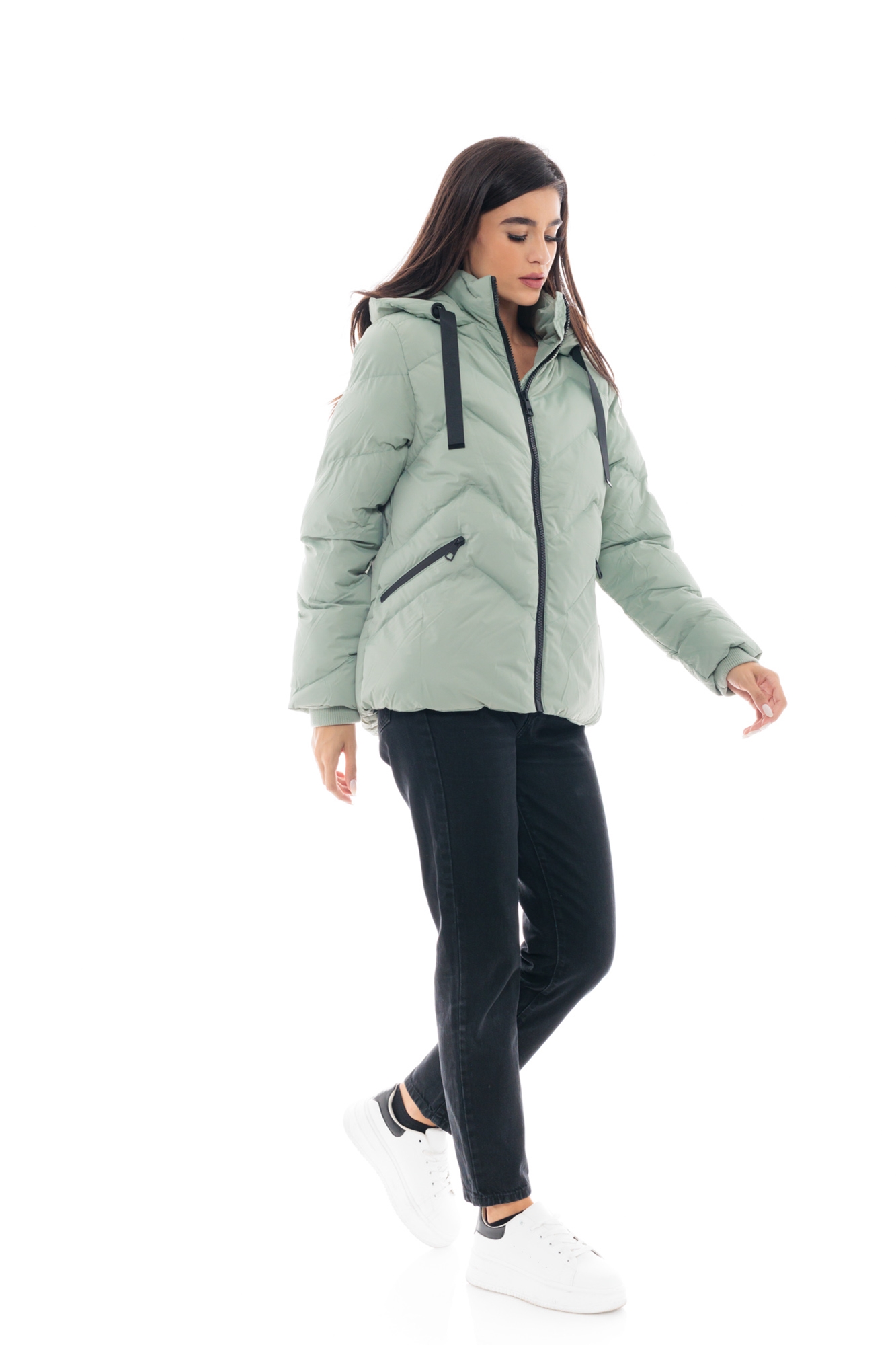 Picture of S' Women's short jacket with detachable hood
