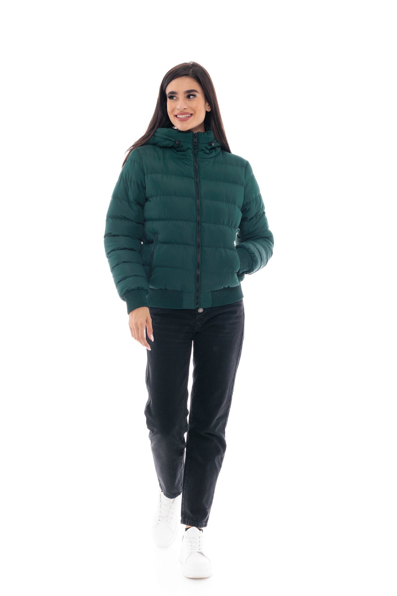 Picture of S' Women's short jacket with built-in hood