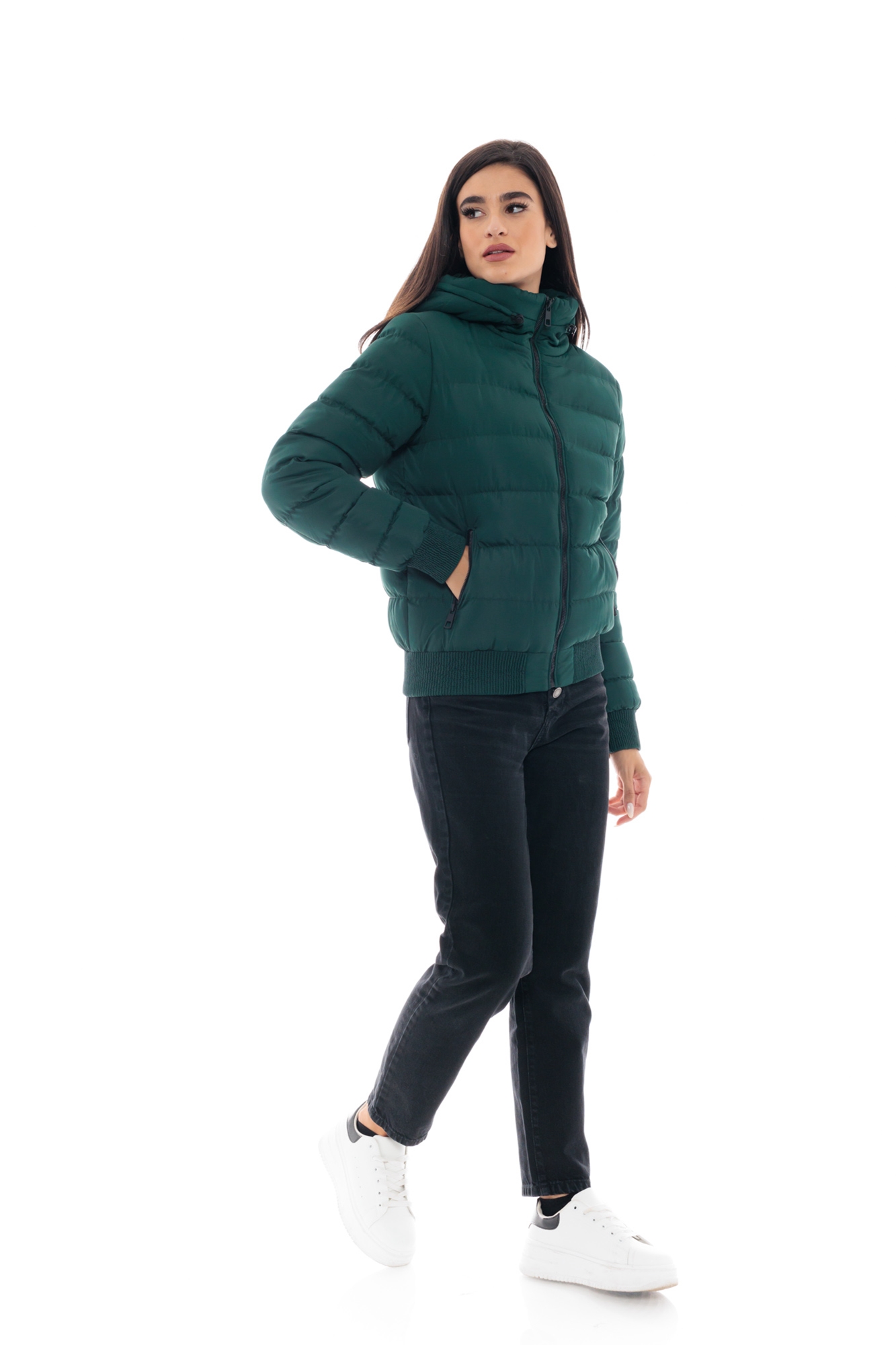 Picture of S' Women's short jacket with built-in hood