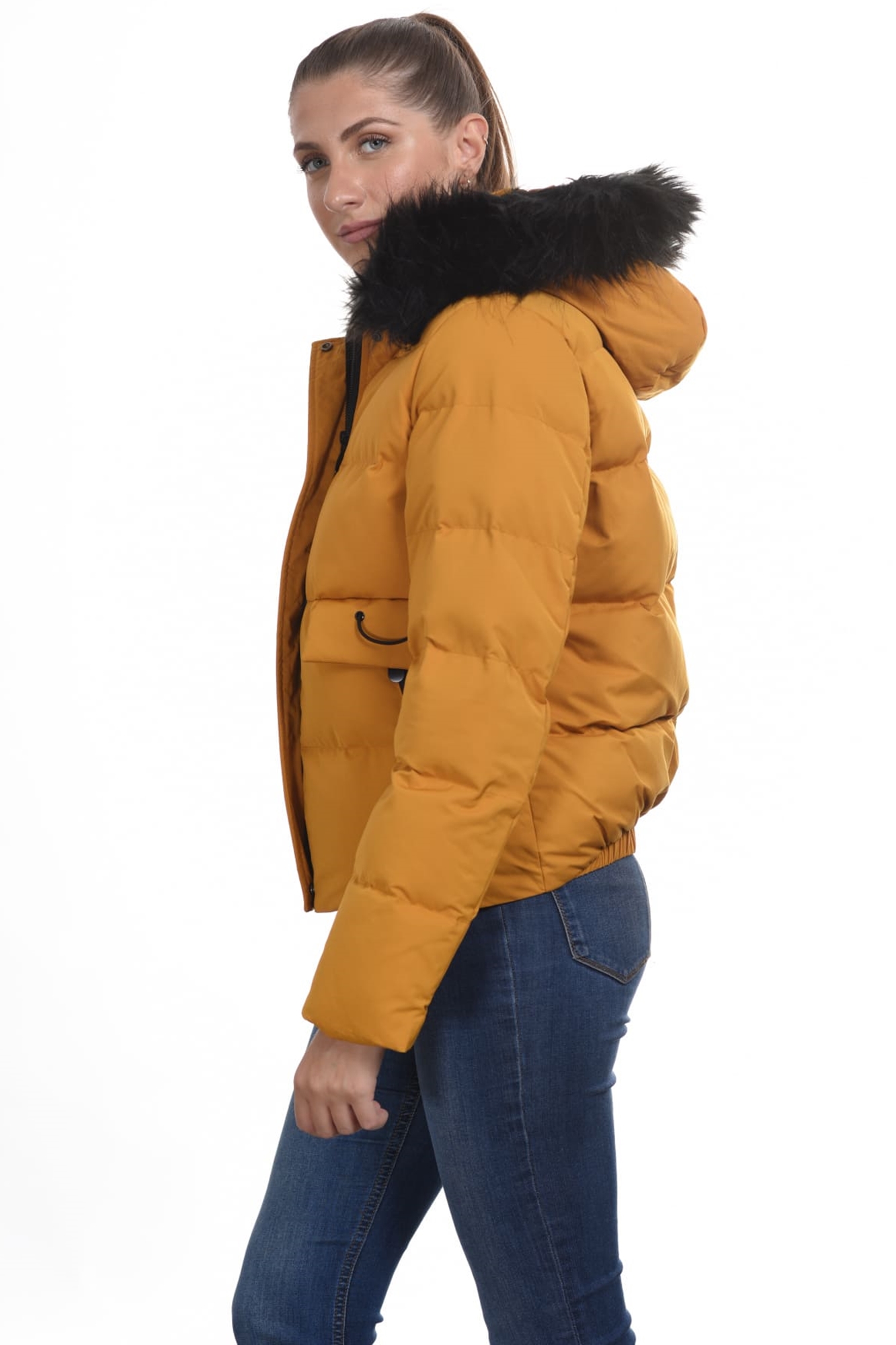 Picture of B' women's short jacket with built-in hood