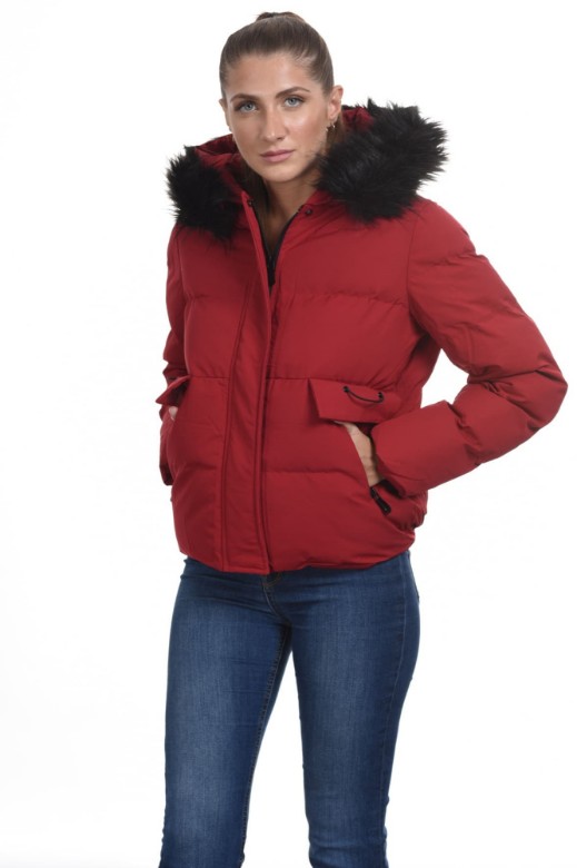 Picture of B' women's short jacket with built-in hood