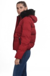 Picture of B' women's short jacket with built-in hood