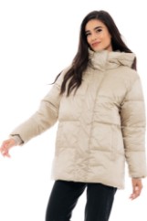 Picture of Quilted Puffer Jacket with Hood