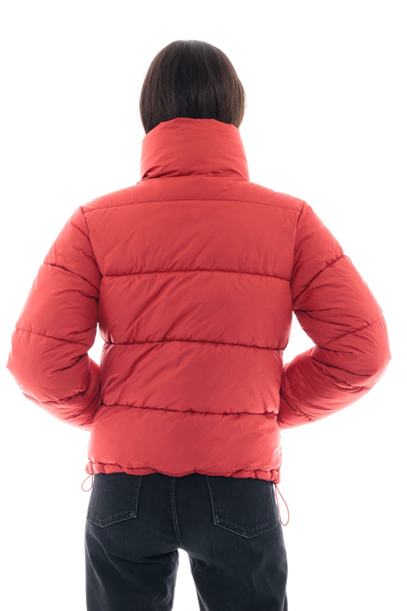 Εικόνα της b'Κοντό Καπιτονέ Μπουφάν με Ψηλό Γιακά