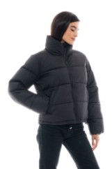 Picture of Short Quilted Puffer Jacket with High Collar