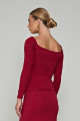 Picture of One shoulder bamboo blouse