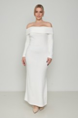 Εικόνα της Φόρεμα πλεκτό Off-Shoulder