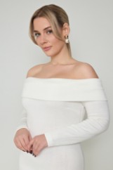 Εικόνα της Φόρεμα πλεκτό Off-Shoulder