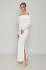 Εικόνα της Φόρεμα πλεκτό Off-Shoulder