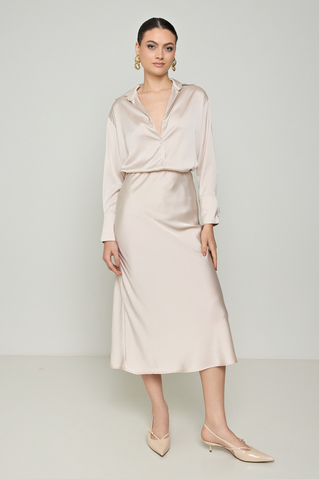 Picture of Midi fabric skirt