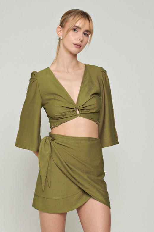Picture of Wrap cropped top