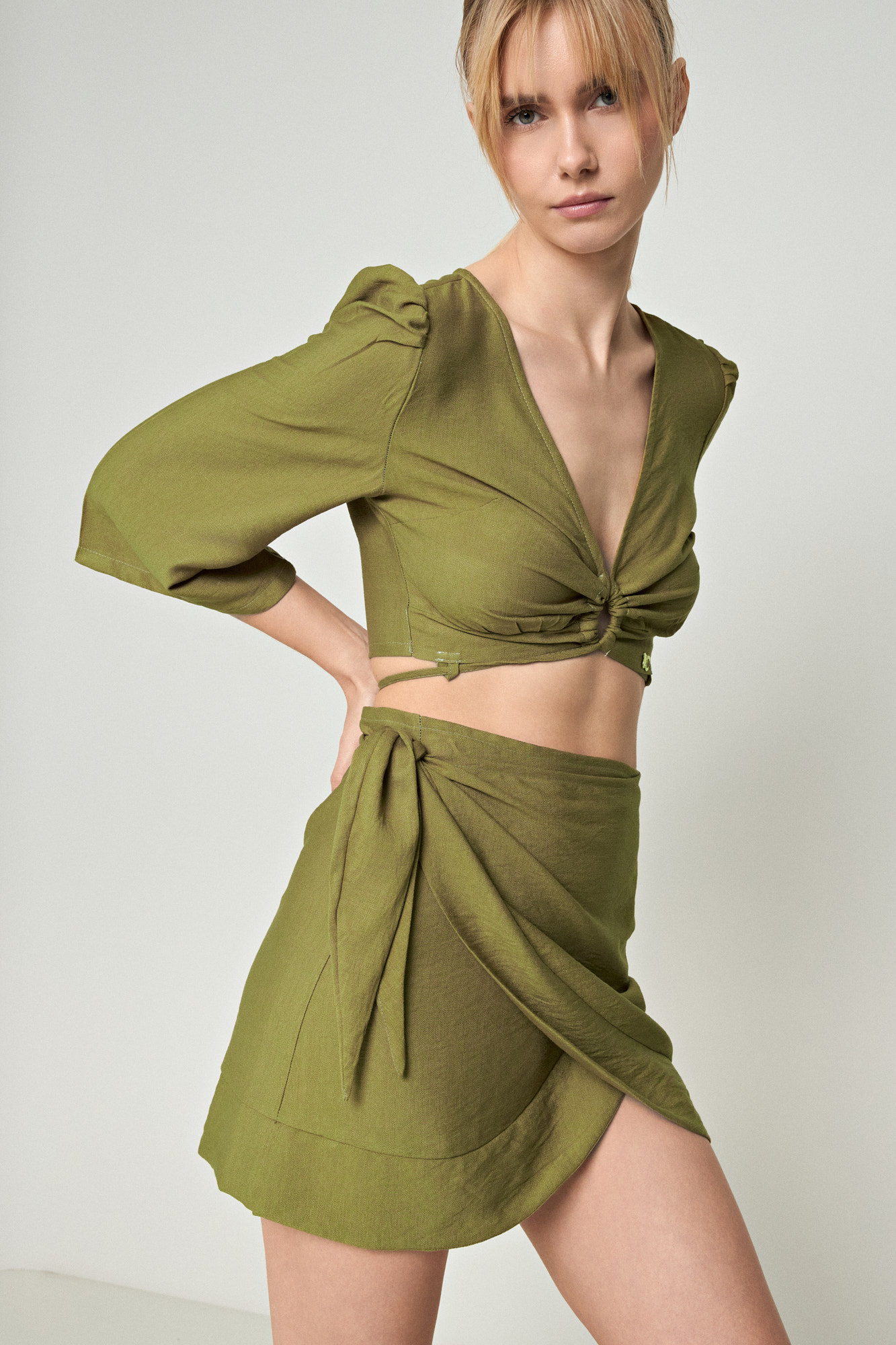 Picture of Wrap cropped top