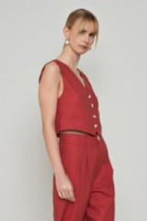 Picture of Basic linen waistcoat