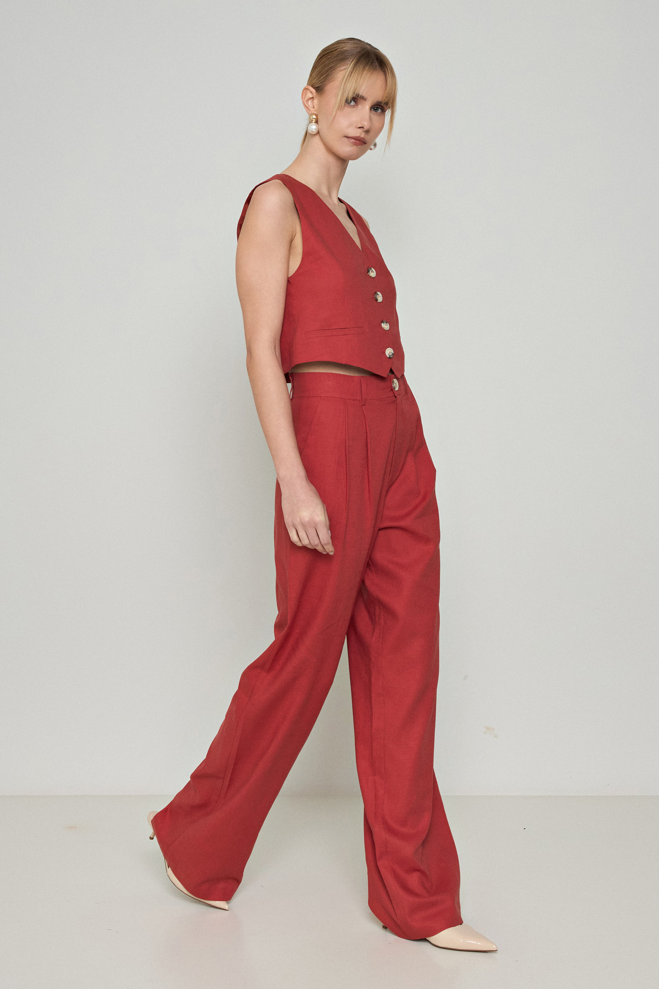 Picture of Basic linen waistcoat