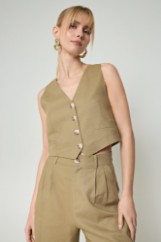 Picture of Basic linen waistcoat