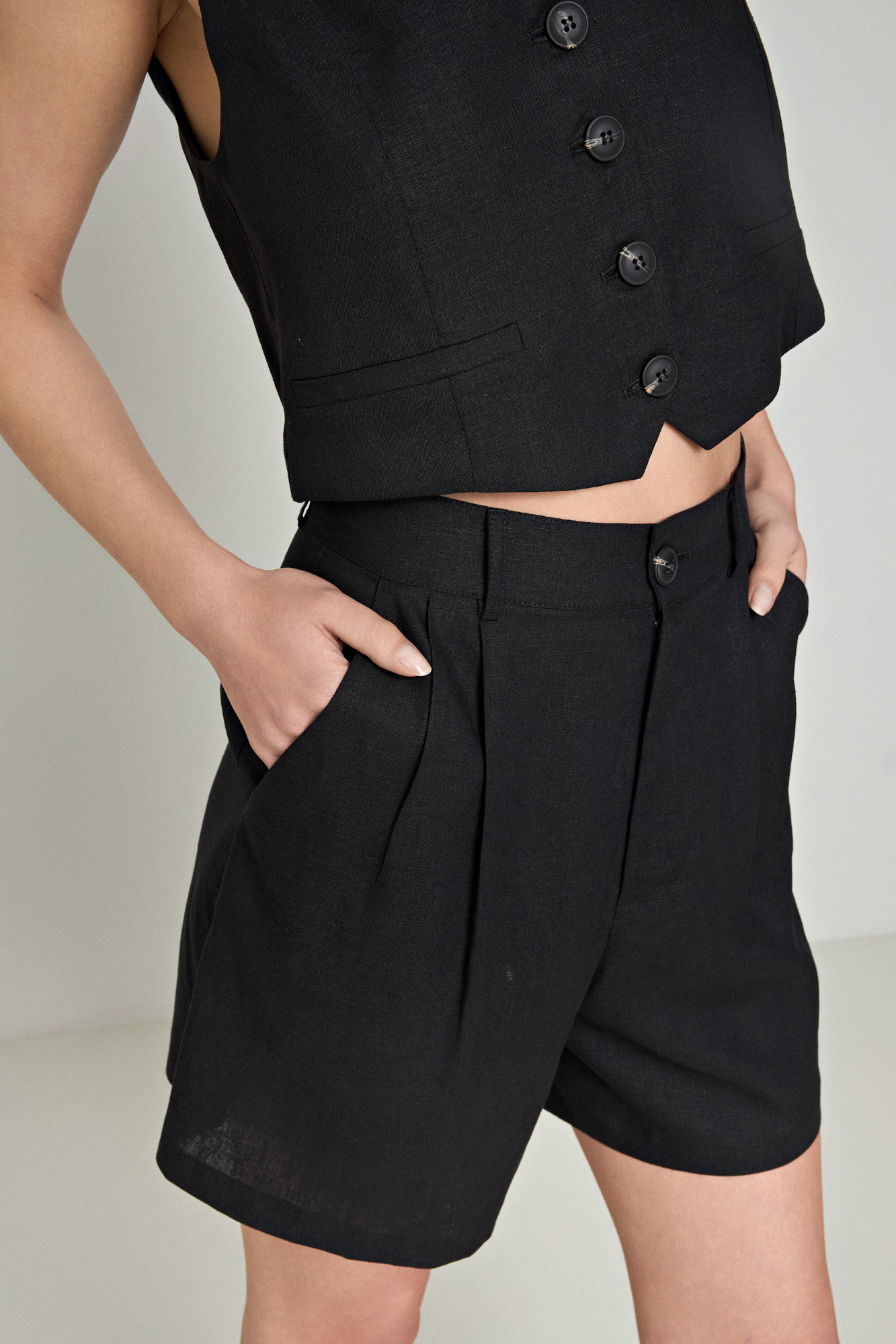 Picture of Basic linen waistcoat