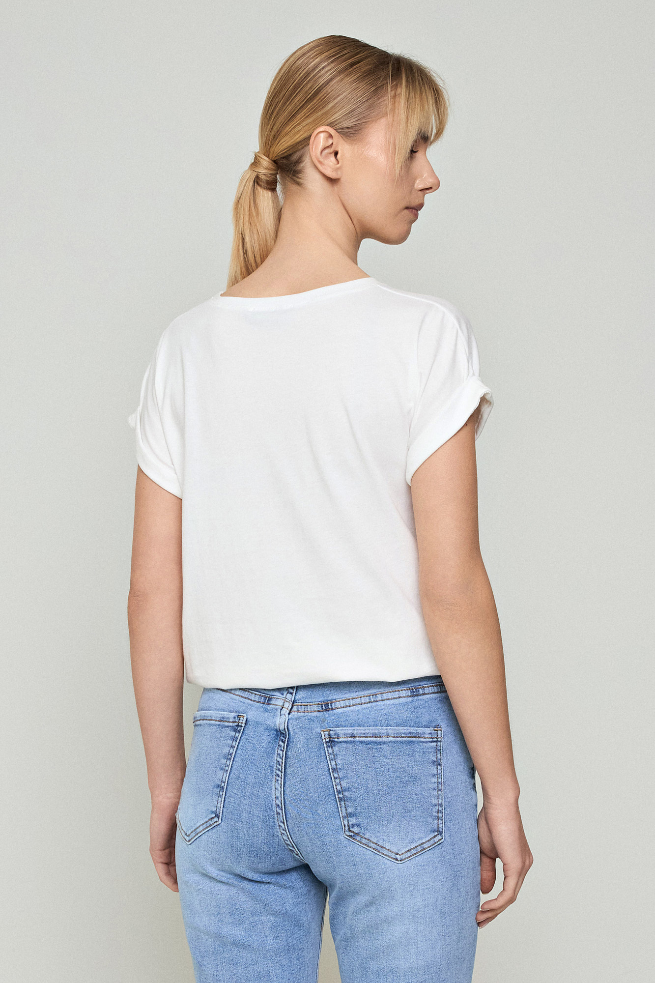 Picture of Cotton t-shirt with lapels