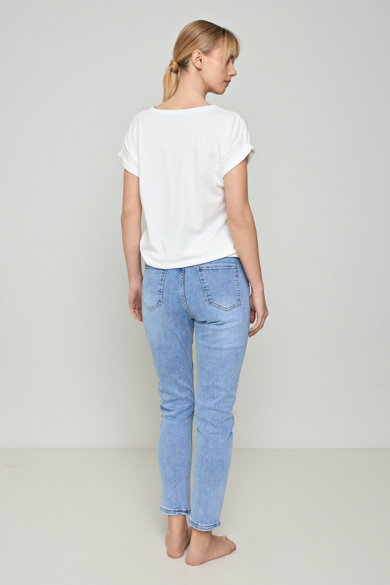 Picture of Cotton t-shirt with lapels