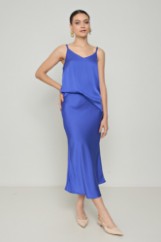 Picture of V-neck blouse with thin straps