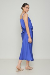 Picture of V-neck blouse with thin straps