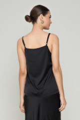 Picture of V-neck blouse with thin straps