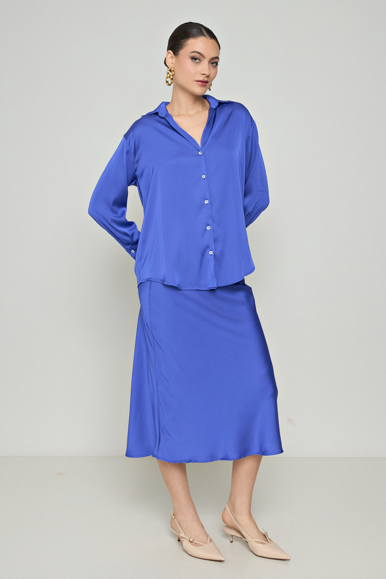Picture of Midi fabric skirt