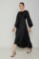 Picture of Asymmetric dress with wide sleeves