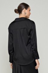 Picture of Loose basic satin shirt