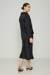 Picture of Loose basic satin shirt