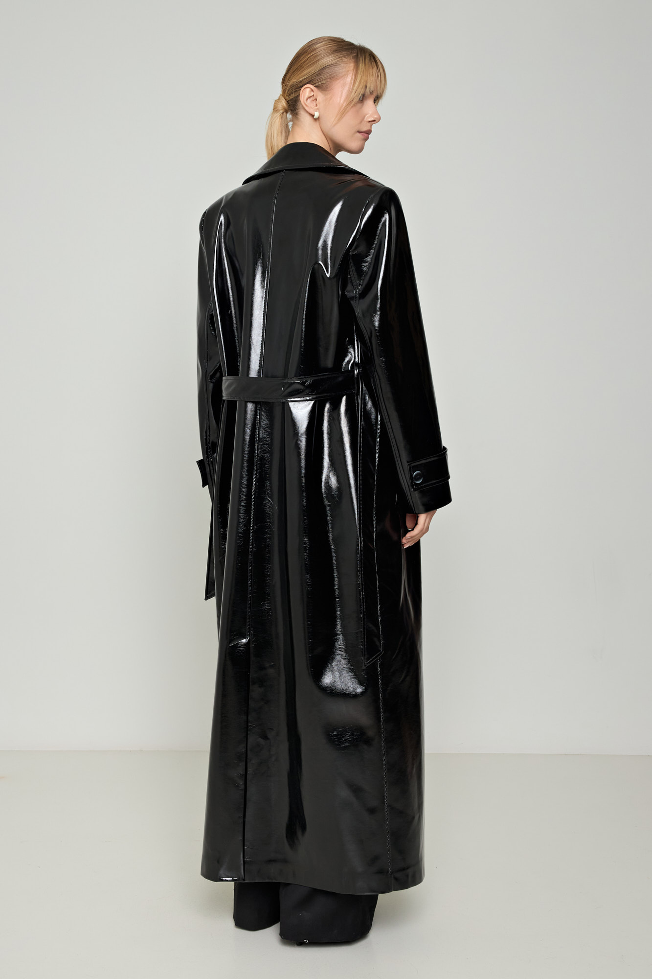 Picture of Croco trench coat with belt