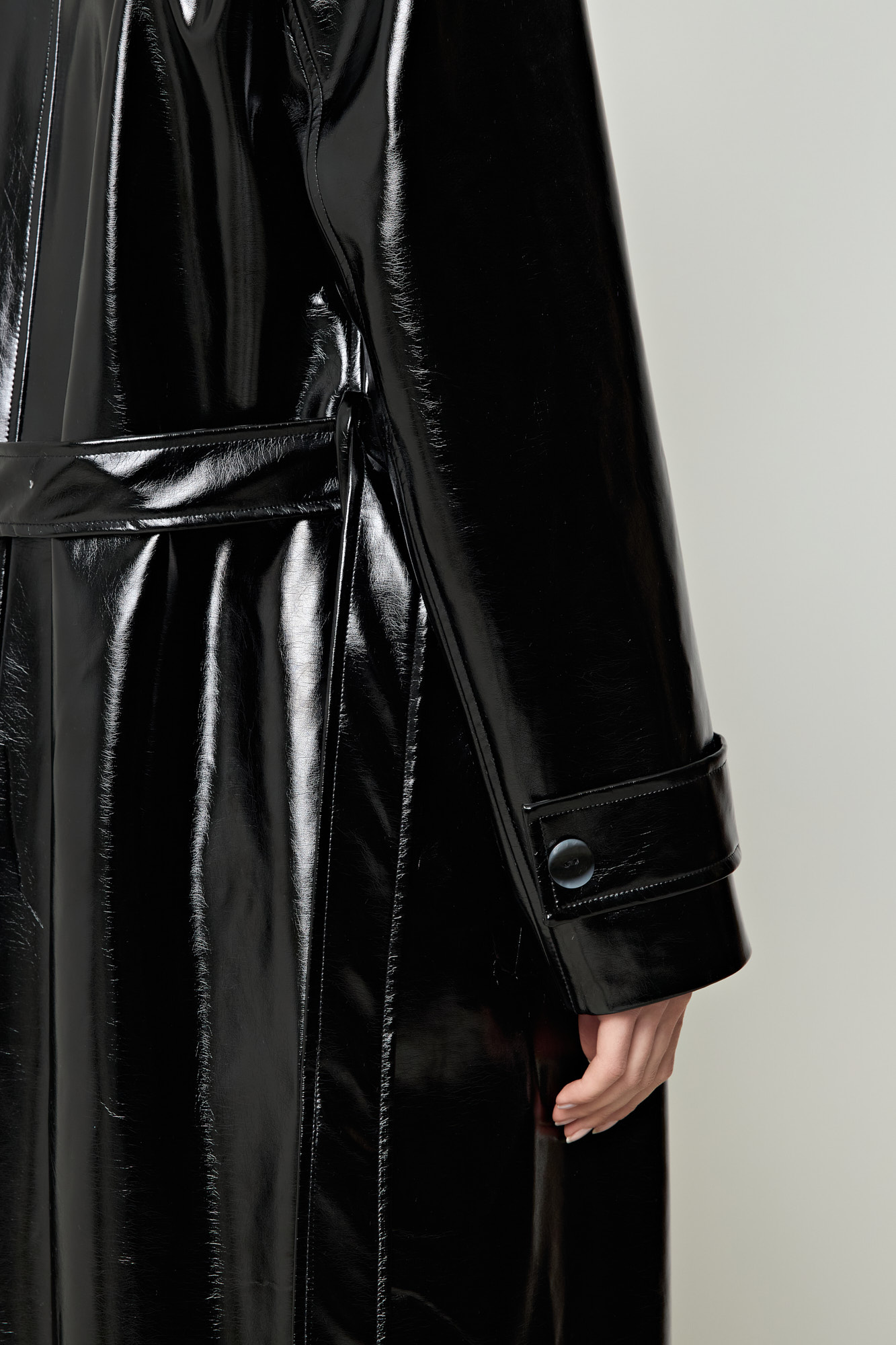 Picture of Croco trench coat with belt