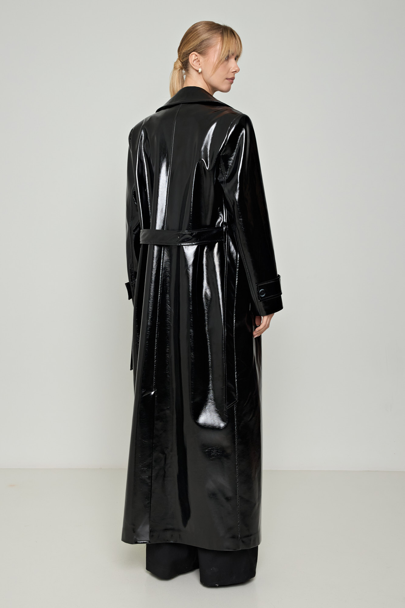 Picture of Croco trench coat with belt