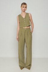 Picture of Loose-fitting fabric trousers