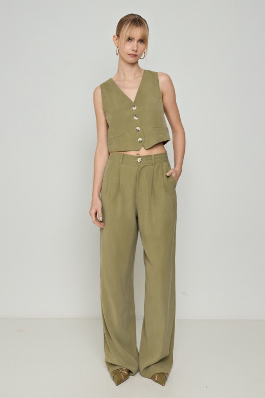 Picture of Loose-fitting fabric trousers
