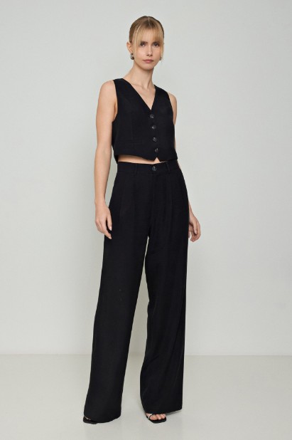 Picture of Loose-fitting fabric trousers