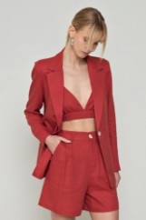 Picture of Crop top linen with elastic