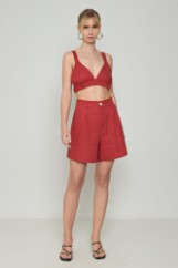 Picture of Crop top linen with elastic