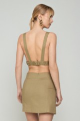 Picture of Crop top linen with elastic